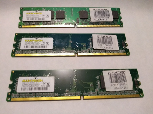 Memoria Ram Pc Markvision 1 Gb Pc 5300 Ddr2 667 Mhz¿¿ (Usado)