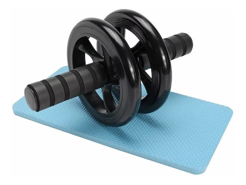 Imagen 5 de 6 de Rueda Doble Ejercicios Abdominales + Mini Alfombra / Lhua