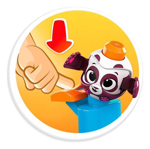 Mega Bloks Peek A Blocks Tobogán De Panda 1-4 Años