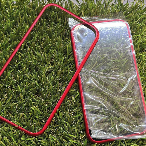 Funda Carcasa Transparente Antigolpes De Iman Para iPhone XR