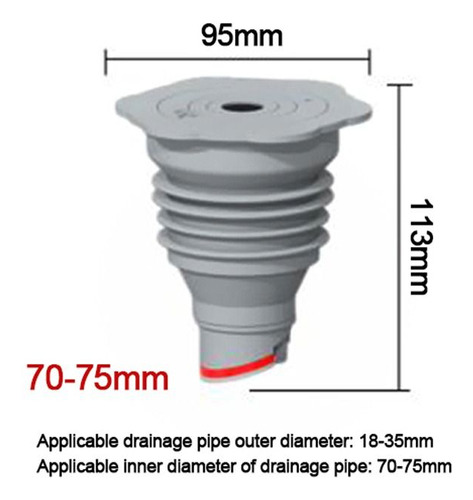 Cubierta De Desagüe Antiolor Con Núcleo De Desagüe Para Lava