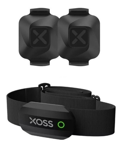 Cinturón de frecuencia cardíaca Xoss Ant+ con sensores de cadencia, color negro