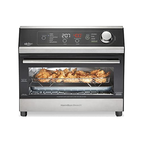 Freidora Horno Tostador Con Encimera Hamilton Beach, Incluid