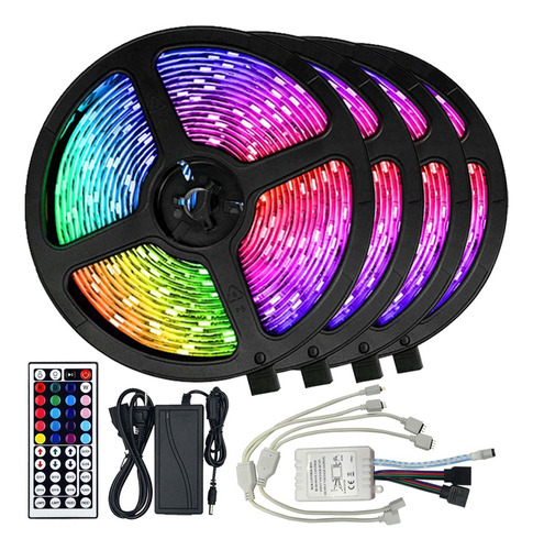 44key Control Remoto Cambio De Color Rgb Led Tira De Luz 20m