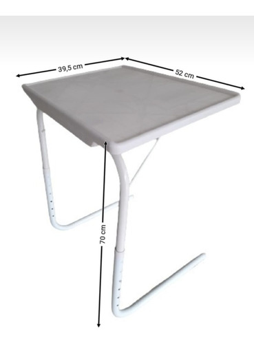 Mesa Table Mate Ii. Ajustable Multiusos Portátil Plegable