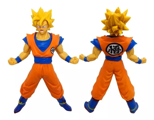 Boneco Goku ssj Blue Super Sayajin Azul Dragon Ball Z Super em