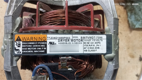 Motor Secadora Mabe Ge 234d1469p003 (Usado)