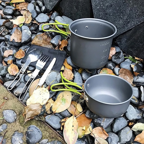 Kit De Utensilios De Cocina Para Acampar Olla Para Acampar