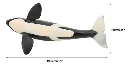 Simulación De Vida Marina Modelo En Forma De Ballena Asesina