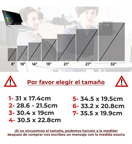Imagen 7 de 8 de Protector Pantalla Portátil Monitor 14-16 Mate-antirreflejo