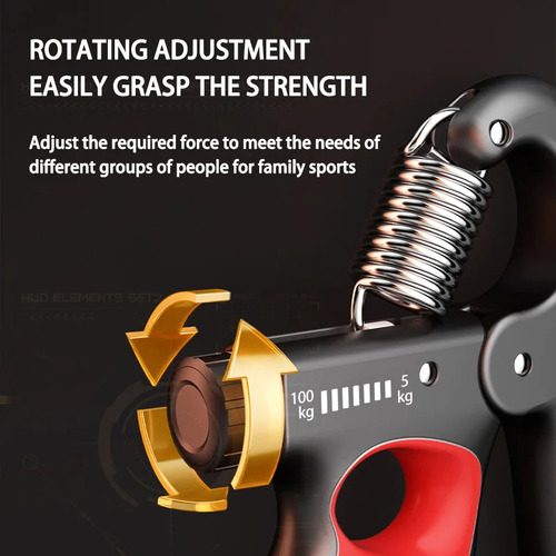 Po Expansor De Pulso Grip Strength Gym De 5-100 Kg -