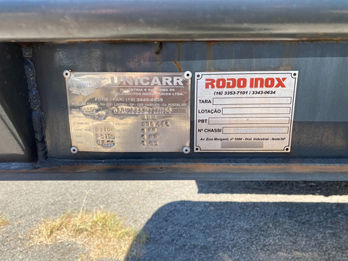 Carreta Unicarr Tanque Inox 3 Eixos Ls 2004/04
