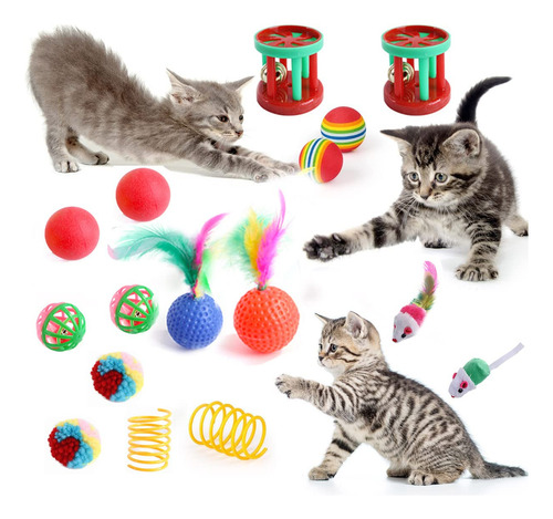 juguete Para Gatos, Juego De 24 Piezas De TĂșneles De Gato