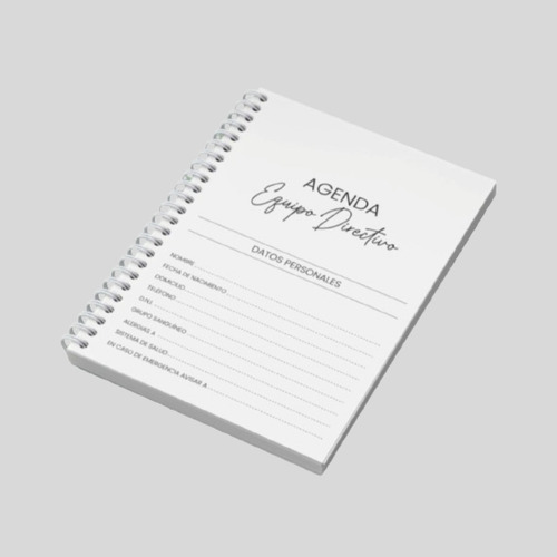 Agenda Equipo Directivo Personalizable Ramos Mejia