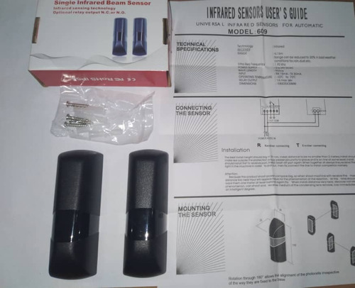 Fotocélula Para Portones Marca Novo, Alcance De 15mts