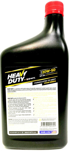 Aceite 20w-50 20w50 Motor Mineral Heavy Duty Keynetic Usa
