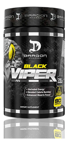 Black Viper Quemador De Grasas 90caps