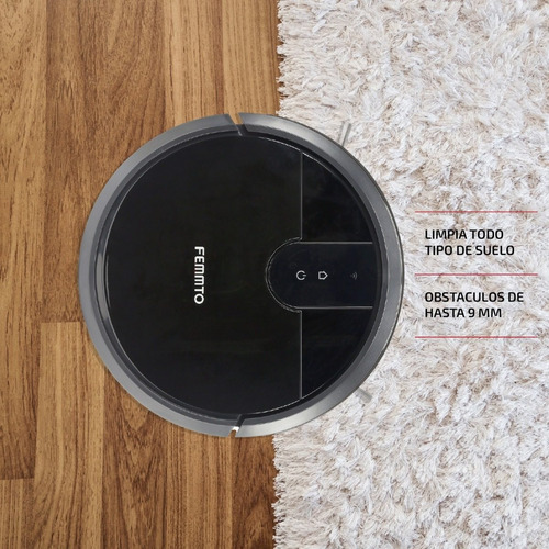 Imagen 4 de 10 de Aspiradora Robot Femmto Automática Inteligente Trapeadora