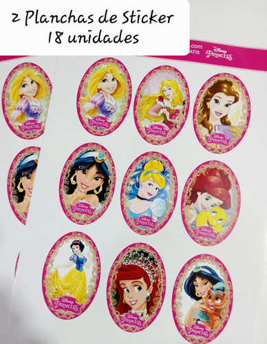 Princesas Disney Combo Cumple
