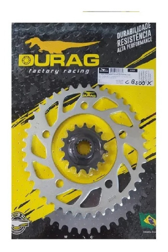Kit Relação Cb500x Cb 500 X D E 15/41 Durag Did C/ Retentor