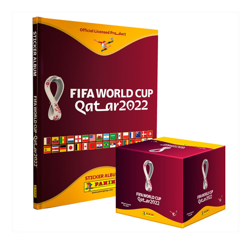 Álbum Panini Fifa World Cup Qatar 2022 Tapa Dura + 5 Sobres 