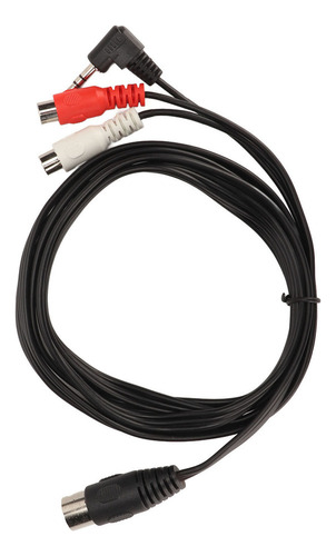 Para Cable Din De 5 Pines Macho A 2 Conectores Rca Hembra Y