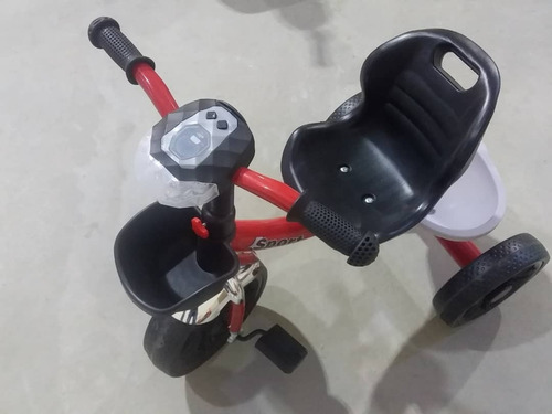 Imagen 5 de 7 de Triciclo Para Niños Con Luz Y Sonido Mayor Y Detal