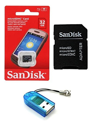 Sandisk 32gb Class 4 Microsdhc Microsd C4 Tf Tarjeta De Memo