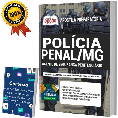 Apostila Agepen Mg Polícia Penal - Agente Penitenciário