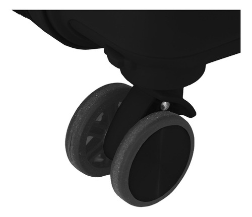 Valija Carry On Wilson De Viaje Para Cabina Maleta Equipaje Avión 20 Pulgadas Rígida Ruedas 360° Color Negro
