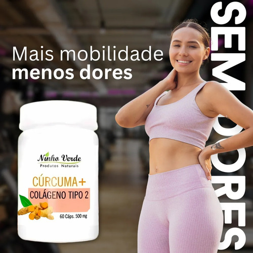 Curcuma Colageno Tipo 2 Caps 60 - Ninho Verde