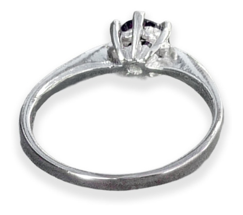 Imagen 3 de 5 de Anillo Plata Italiana 925 Y Circonitas Modelo Moira