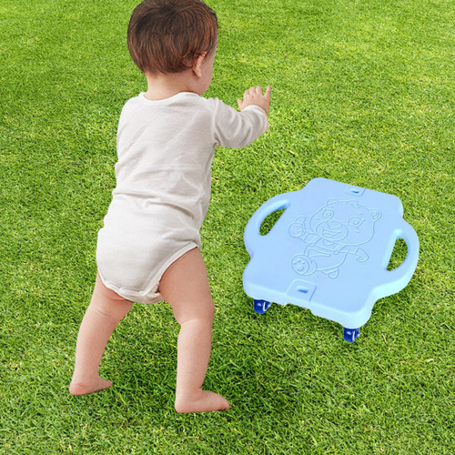 Tabla De Patinete Con Asa Para Niños, Tabla De Azul