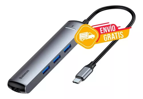 Adaptador Hub Tipo C a USB 3.0 Baseus CAHUB-J0G