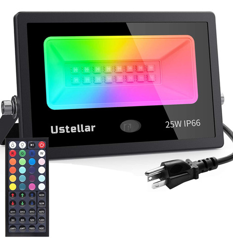 U  - Foco Led Rgb De 25 W Que Cambia De Color Para Inte...