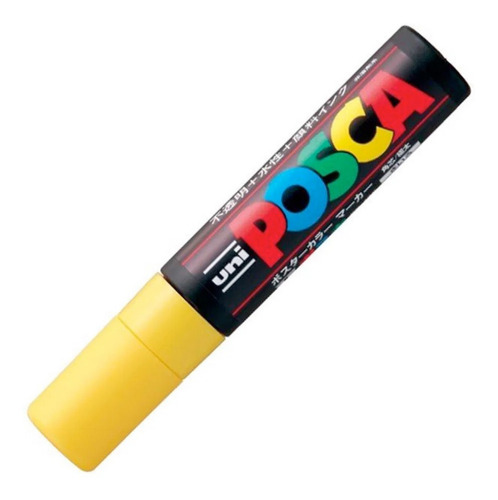 Posca 17k Japan 15mm - (8 Colores Disponibles) Color Amarillo