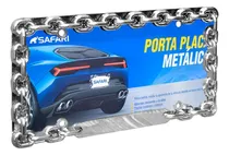 Comprar Pack X 2 Porta Placa Metalica Cadena Auto Camioneta
