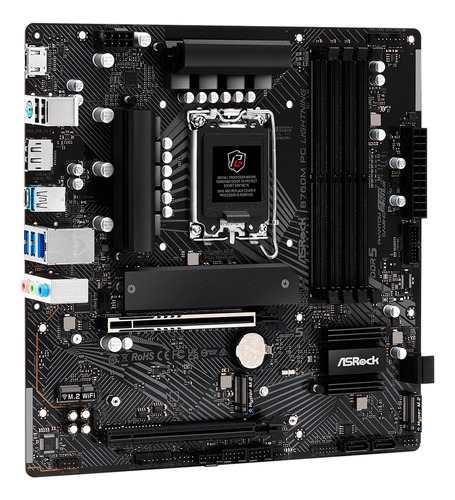 Motherboard Asrock B760m Pg Lightning, Lga 1700, Ddr5 7200mh