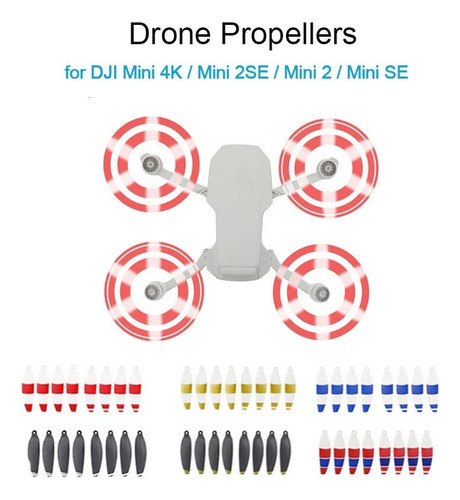 8pcs 4726f Drones Palas De Hélices Para Dji Mini 4k/2se/2/se