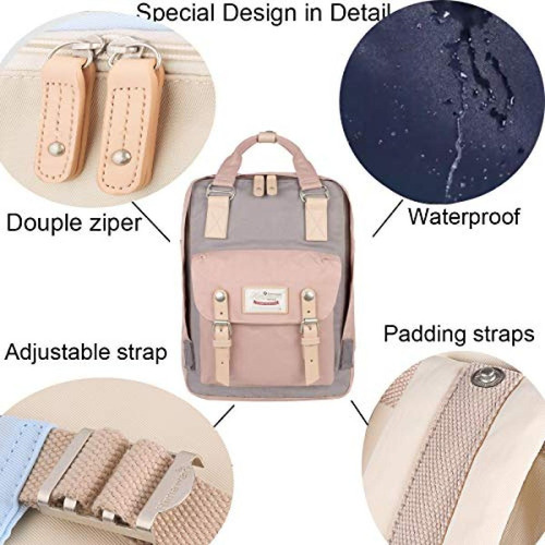 Mochila For Estudiantes, Bolsa Impermeable Vintage Universi