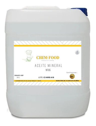 Aceite Mineral Nf 85 20 L