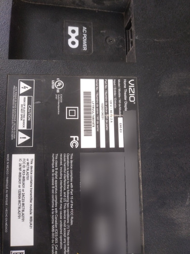 Tarjeta Main Vizio E60-e3 (1p-016c500-4013) *237 (Usado)