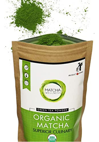 Té Verde Matcha En Polvo - Origen Japonés Orgánico - Té Matc