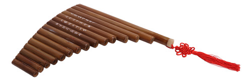 15 Tubos, Flauta De Bambú Natural, Tono G, S, Pipa China