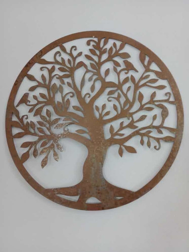 Chapa Decorativa 50 Cm.  Árbol De La Vida