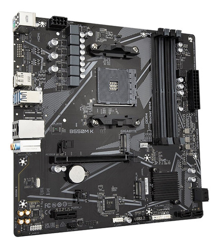 Motherboard Gigabyte Amd B550m K Ddr4 Am4 Amd B550