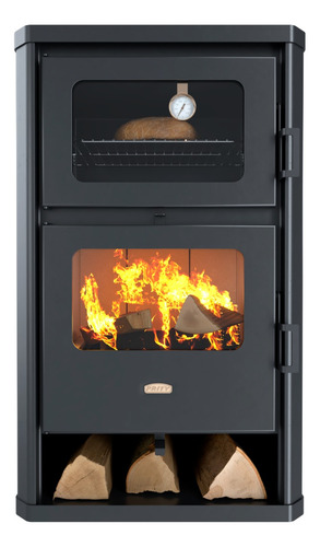 Calefactor Estufa Leña Prity Con Horno Fg Potencia 14kw