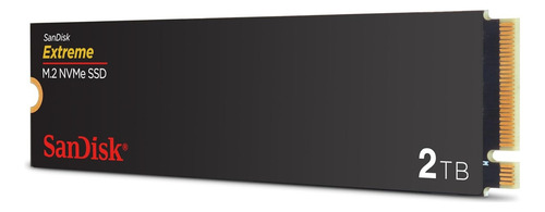 Unidade SSD Nvme M.2 PCIe 4.0 Sandisk Extreme 2 TB 5150 MB/s Cor preta