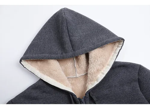 Chaqueta Mujer Sudadera Con Capucha Invierno Sudadera Felpa