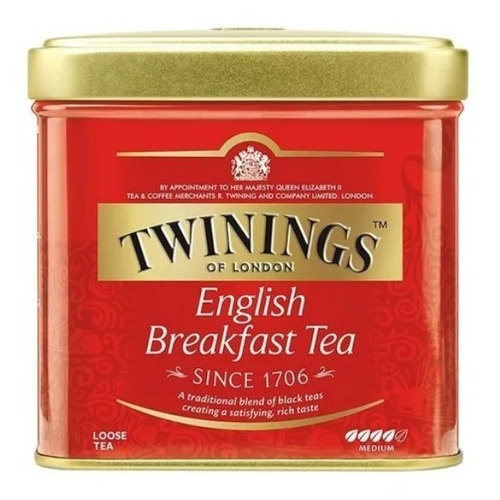 Te Negro Hoja Lata Breakfast 100 Gr - Twinings